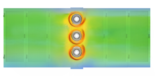 CFD visualization CyberRow